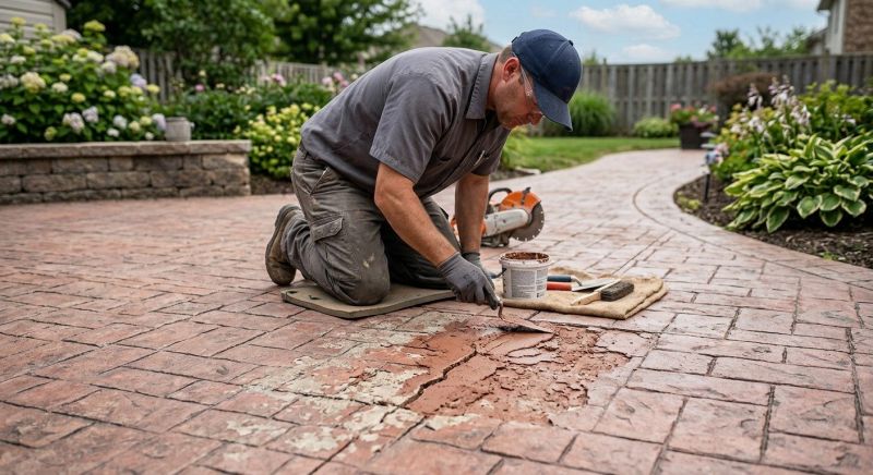 Decorative Concrete Repair in Charleston, SC